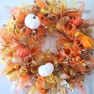 Pumpkin Wreath